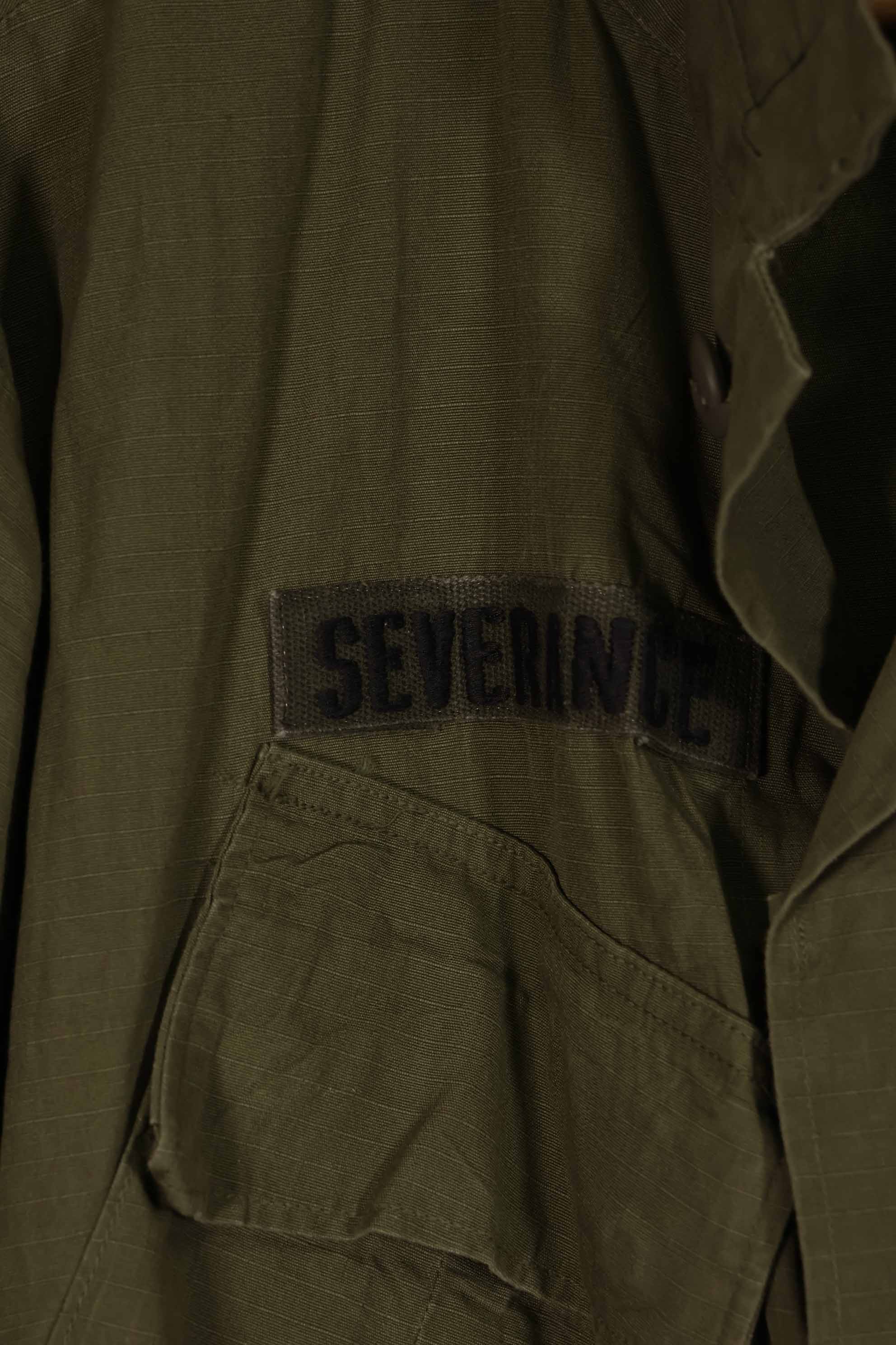 実物　1969年製　4th Model ジャングルファティーグ　ジャケット L-L 陸軍パッチ付　中古品