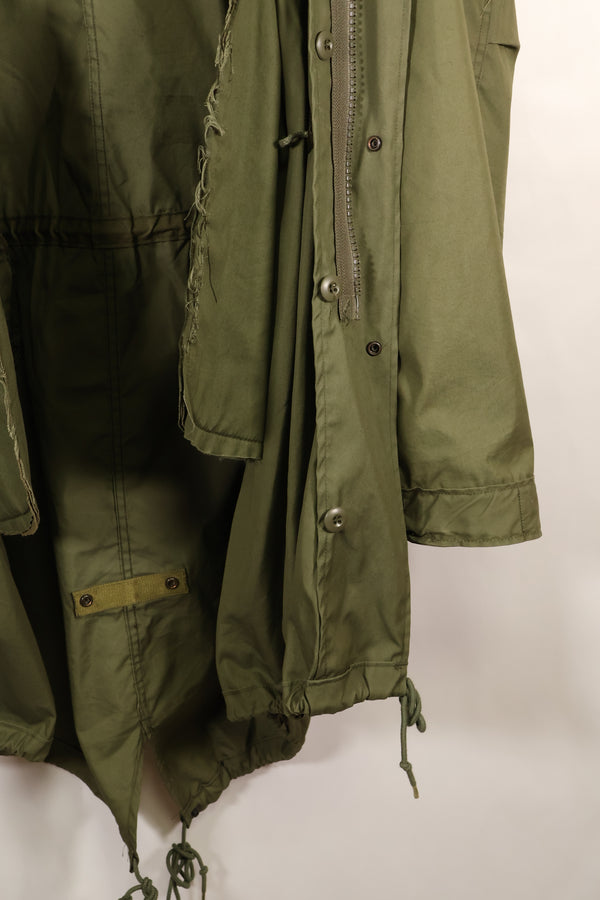 หลายล็อตหลายปี SMALL M65 เสื้อฮู้ดฟิลด์ เสื้อฮู้ดหางปลา สภาพดี มือสอง C