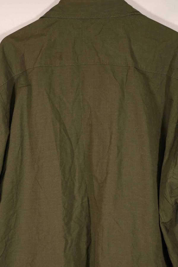 実物　1969年製　4th Model ジャングルファティーグ　ジャケット L-L 陸軍パッチ付　中古品