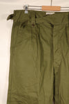 1967 Contract, Size 14, Australian Army, OD Utility Pants, Virtually Unused　