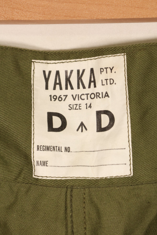 1967 Contract, Size 14, Australian Army, OD Utility Pants, Virtually Unused　