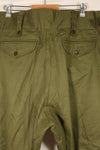 1967 Contract, Size 14, Australian Army, OD Utility Pants, Virtually Unused　