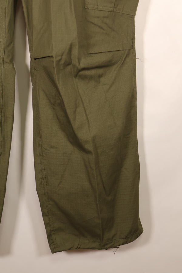1969 Contract X-L-R 4th Model Ripstop Fabric Jungle Fatigue Pants—Virtually Unused