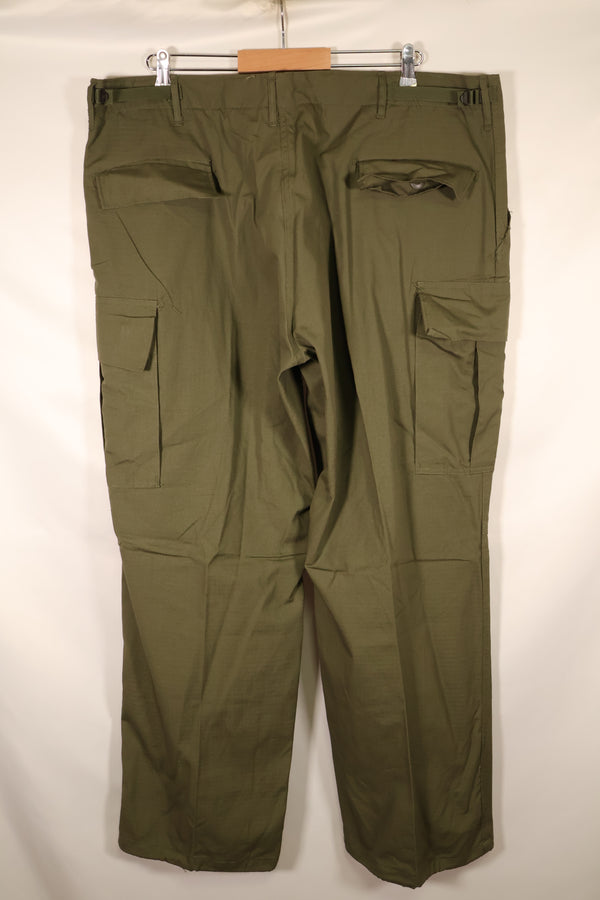 1969 Contract X-L-R 4th Model Ripstop Fabric Jungle Fatigue Pants—Virtually Unused