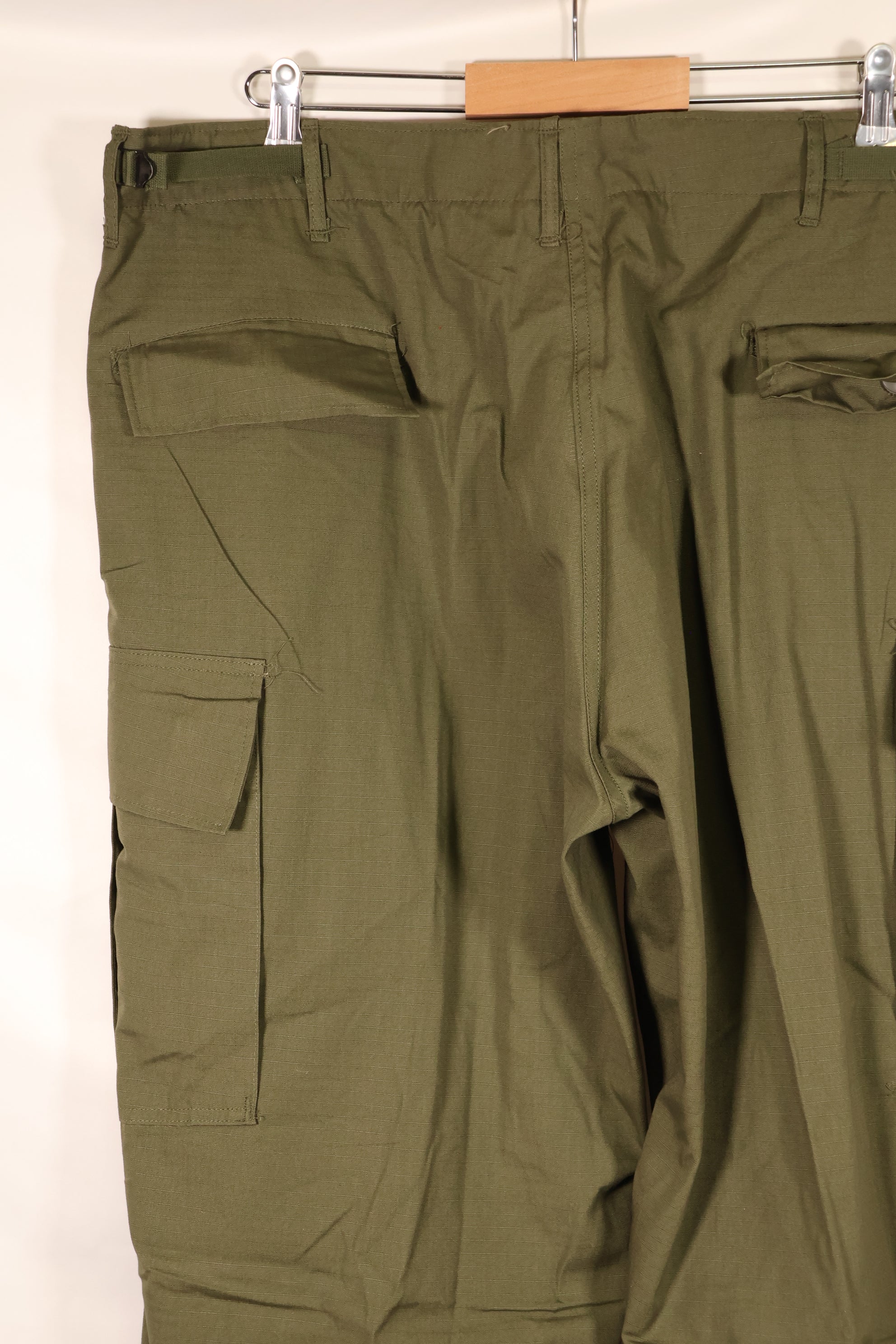 1969 Contract X-L-R 4th Model Ripstop Fabric Jungle Fatigue Pants—Virtually Unused