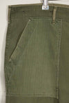 1940's U.S. Army HBT Utility Pants, large size, scratched, used.