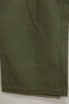 1940's U.S. Army HBT Utility Pants, large size, scratched, used.