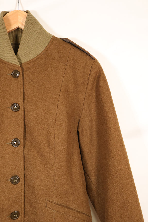 1940s สงครามโลกครั้งที่ 2 WAC กองทัพบกสหรัฐฯ เสื้อแจ็คเก็ตสนามสำหรับทหารหญิง สินค้ามือสอง