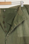 1940's U.S. Army HBT Utility Pants, large size, scratched, used.