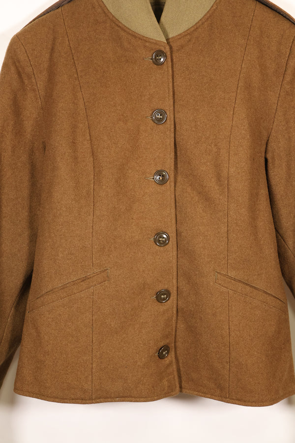 1940s สงครามโลกครั้งที่ 2 WAC กองทัพบกสหรัฐฯ เสื้อแจ็คเก็ตสนามสำหรับทหารหญิง สินค้ามือสอง