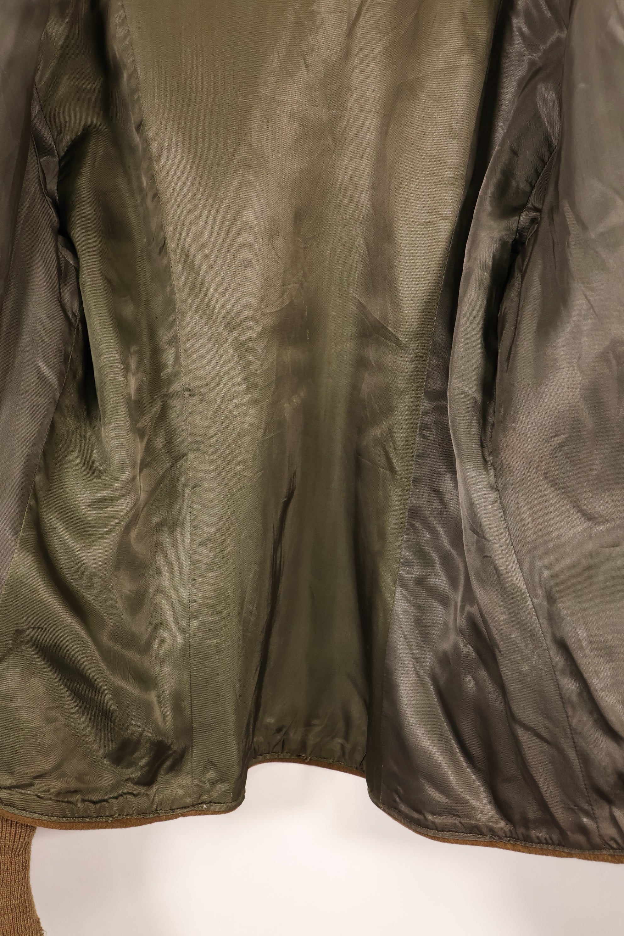 1940s สงครามโลกครั้งที่ 2 WAC กองทัพบกสหรัฐฯ เสื้อแจ็คเก็ตสนามสำหรับทหารหญิง สินค้ามือสอง