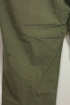 1940's U.S. Army HBT Utility Pants, large size, scratched, used.