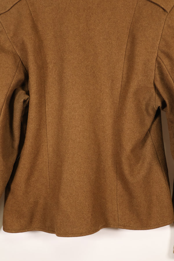 1940s สงครามโลกครั้งที่ 2 WAC กองทัพบกสหรัฐฯ เสื้อแจ็คเก็ตสนามสำหรับทหารหญิง สินค้ามือสอง