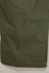 1940's U.S. Army HBT Utility Pants, large size, scratched, used.