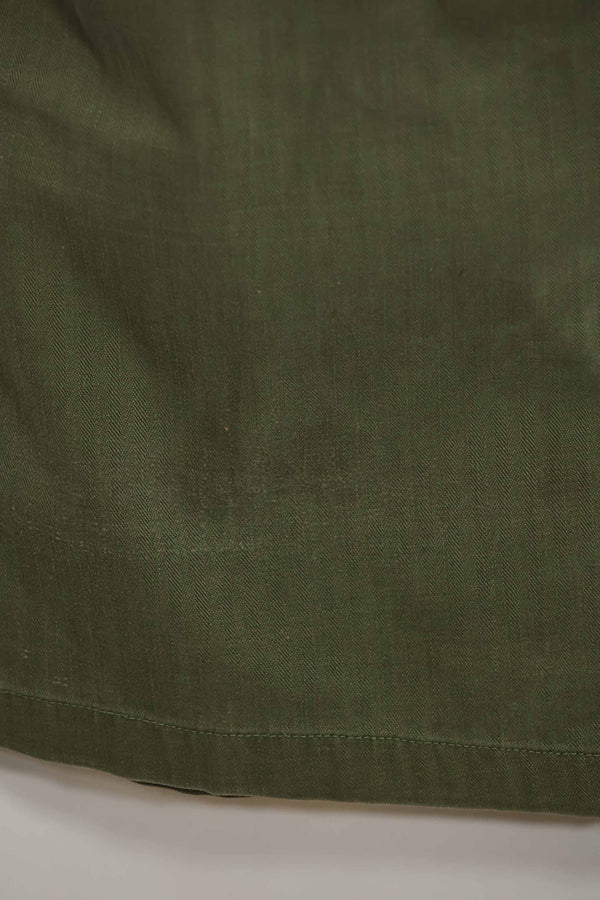 1940's U.S. Army HBT Utility Pants, large size, scratched, used.