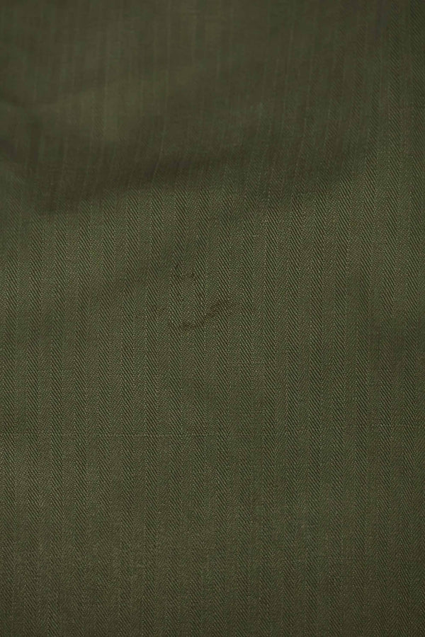 1940's U.S. Army HBT Utility Pants, large size, scratched, used.