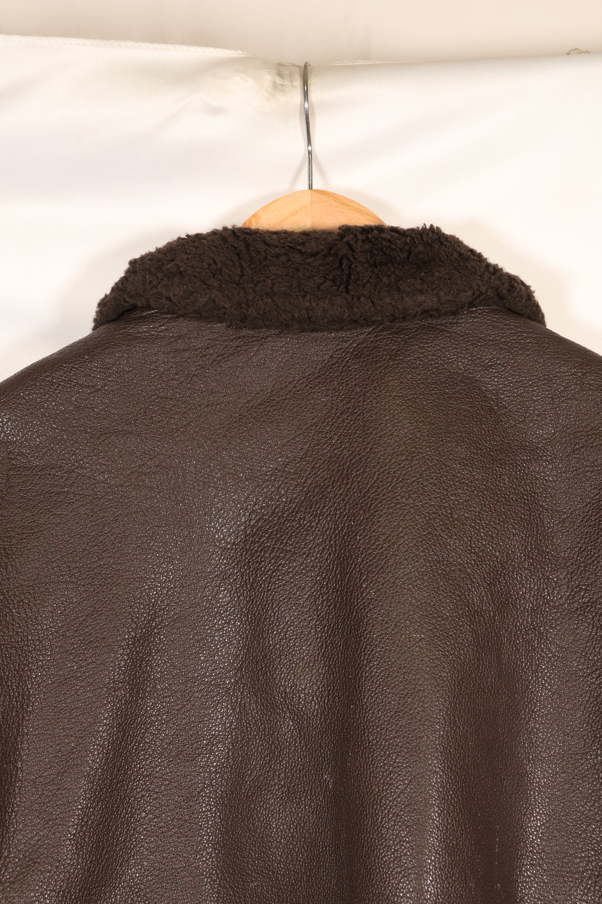 1971 contract size 44 G-1 flight jacket, painted, patches, used.