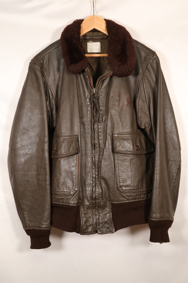 1970年代ロット　サイズ42　アメリカ海軍　G-1　フライトジャケット　中古品