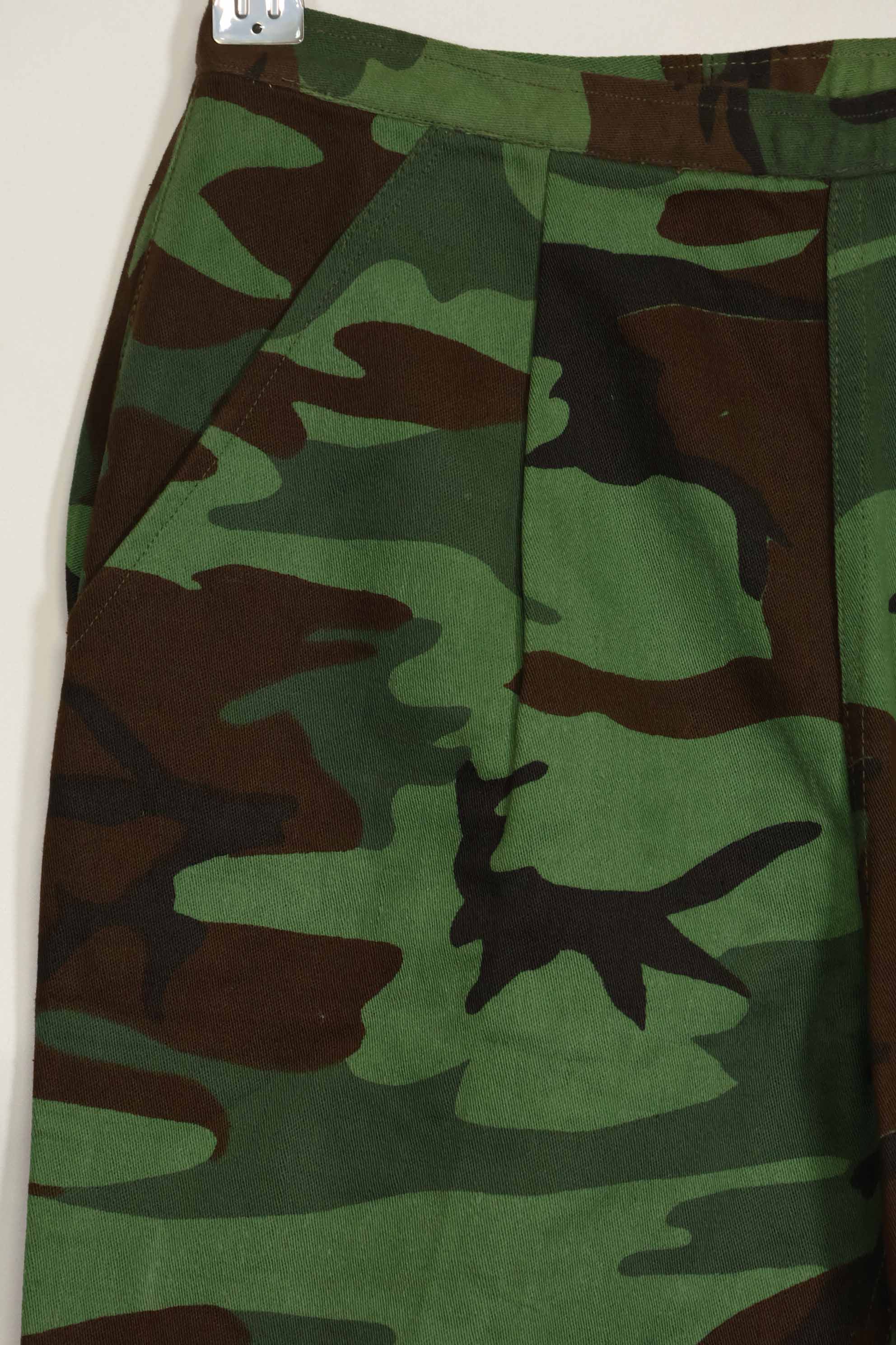 1960s U.S. Army Advisor ARVN BDQ Ranger Women's Leaf Camouflage Pants, never used.