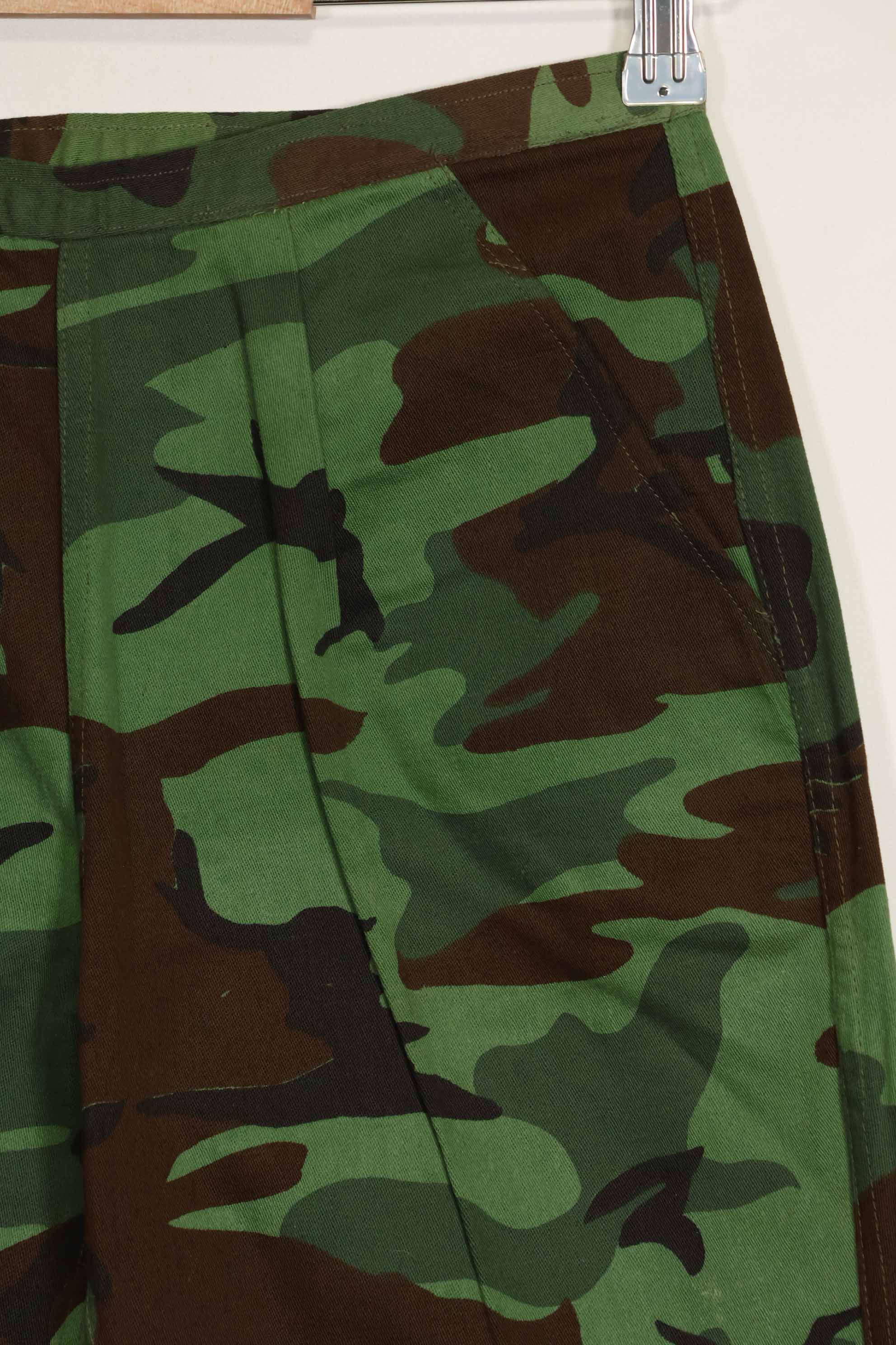1960s U.S. Army Advisor ARVN BDQ Ranger Women's Leaf Camouflage Pants, never used.