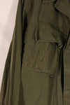 Real 1969 4th Model Jungle Fatigue Jacket with M-R 25th Infantry Division patch, used.