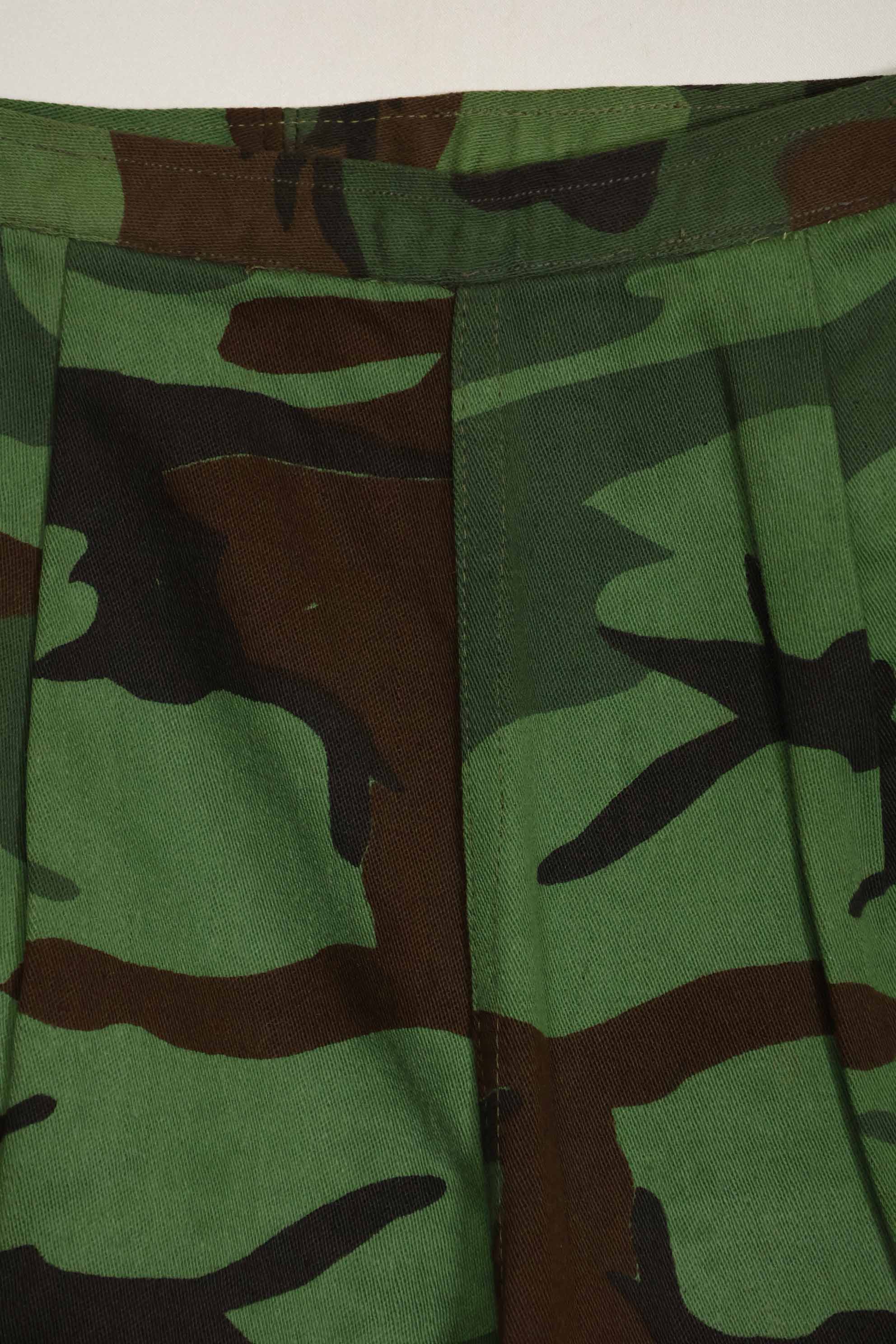 1960s U.S. Army Advisor ARVN BDQ Ranger Women's Leaf Camouflage Pants, never used.