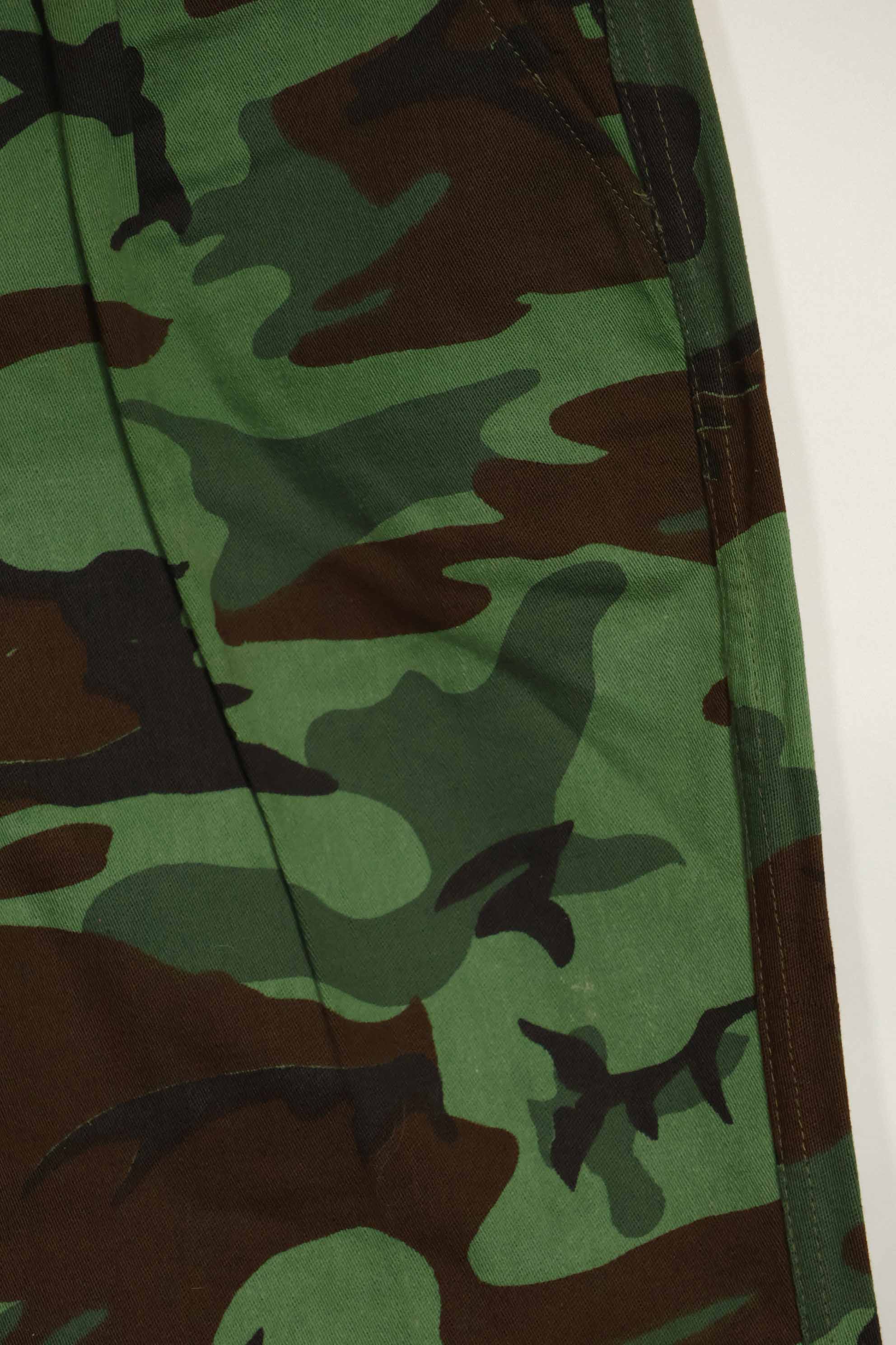 1960s U.S. Army Advisor ARVN BDQ Ranger Women's Leaf Camouflage Pants, never used.