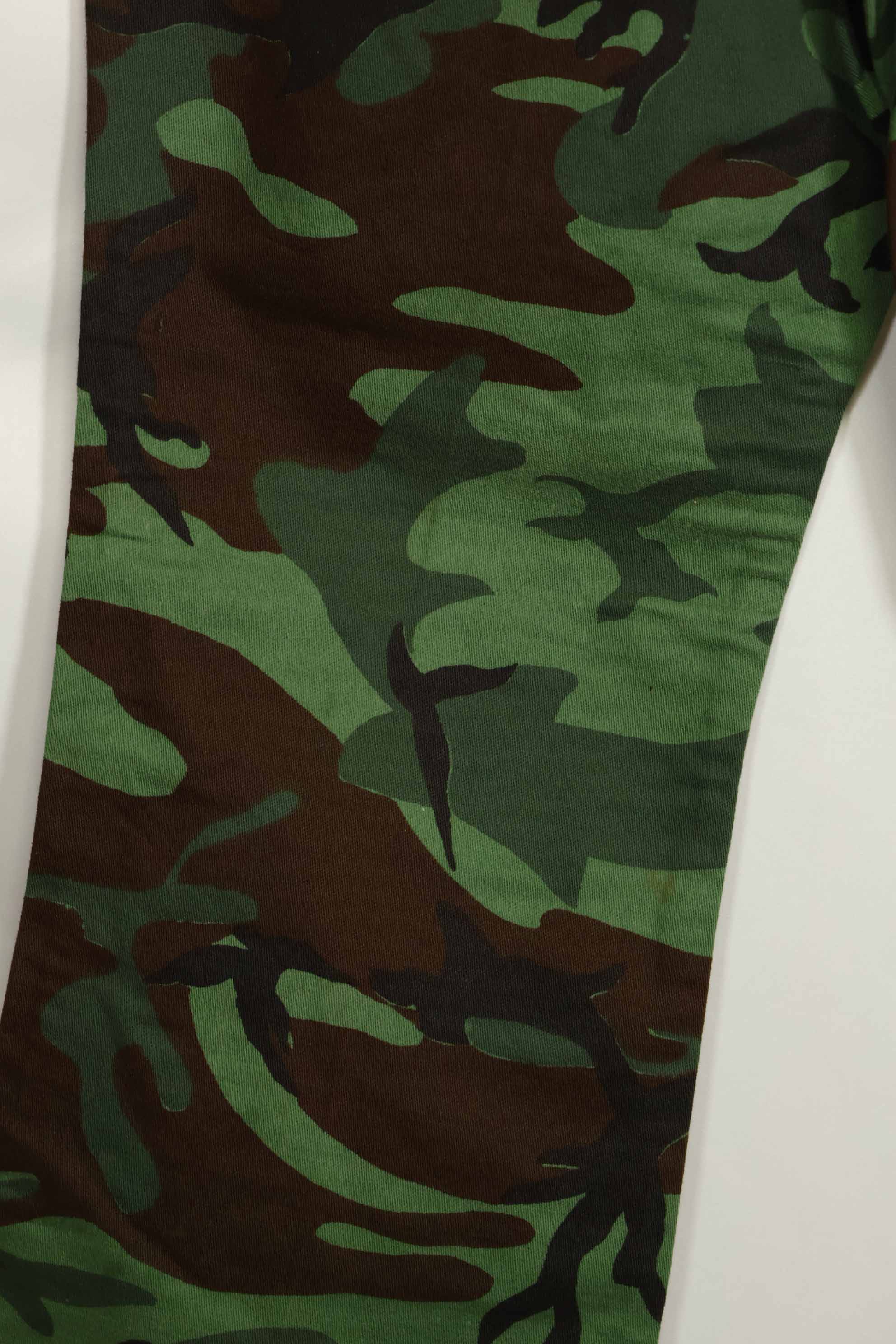 1960s U.S. Army Advisor ARVN BDQ Ranger Women's Leaf Camouflage Pants, never used.