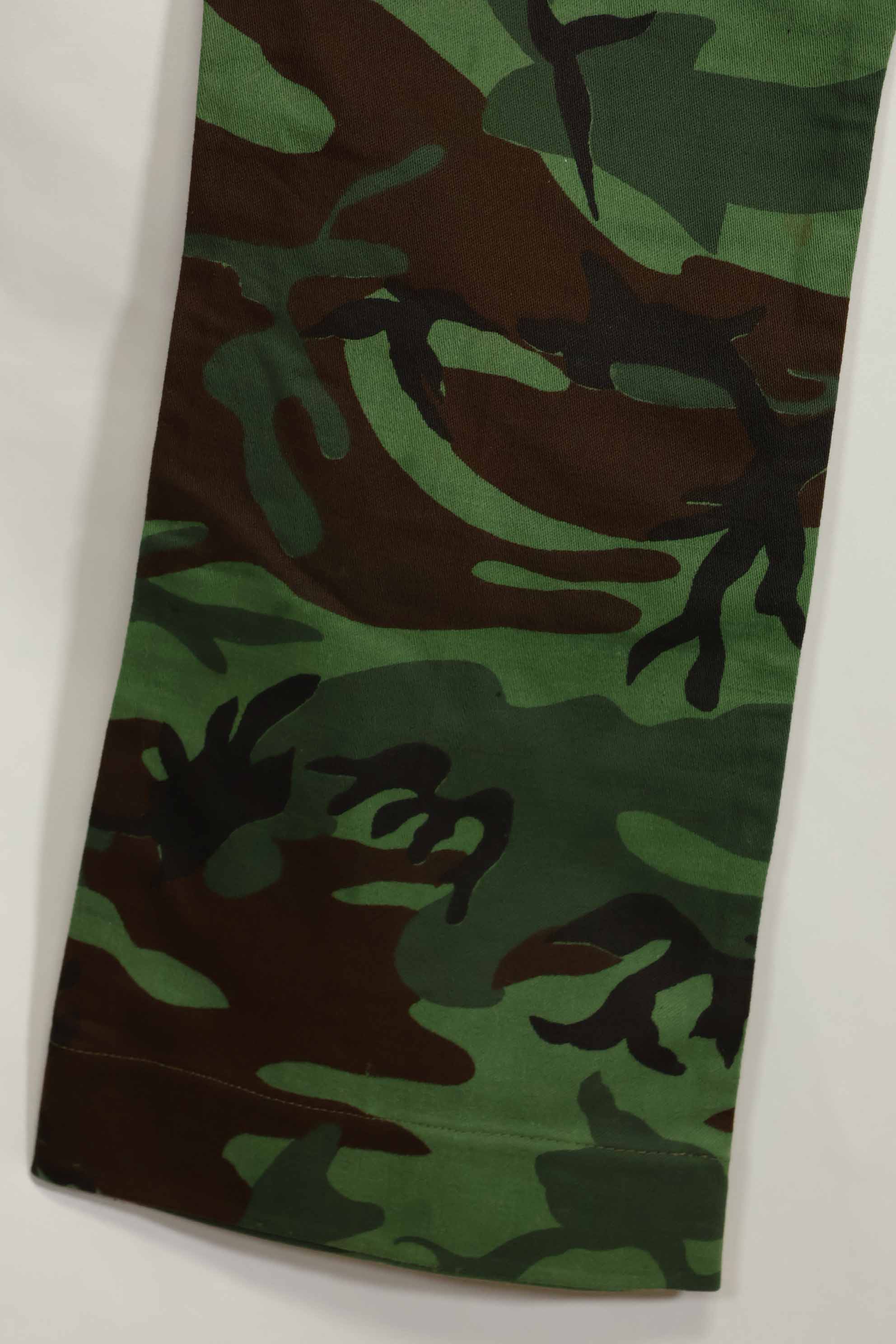 1960s U.S. Army Advisor ARVN BDQ Ranger Women's Leaf Camouflage Pants, never used.