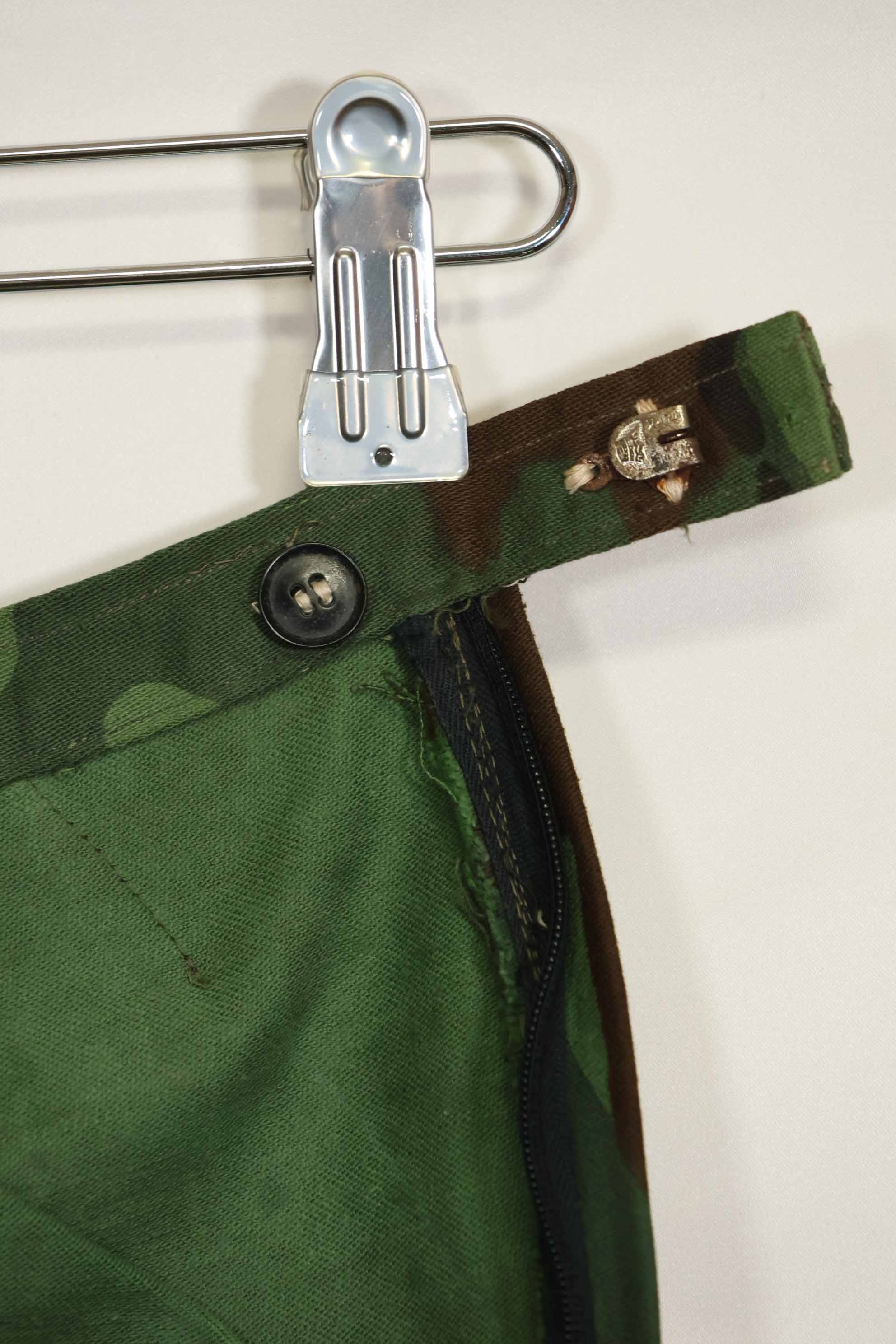 1960s U.S. Army Advisor ARVN BDQ Ranger Women's Leaf Camouflage Pants, never used.