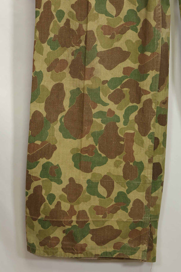 1940年代　アメリカ海兵隊　P-42　フロッグスキン迷彩パンツ ローカル改造あり　状態良い　中古品
