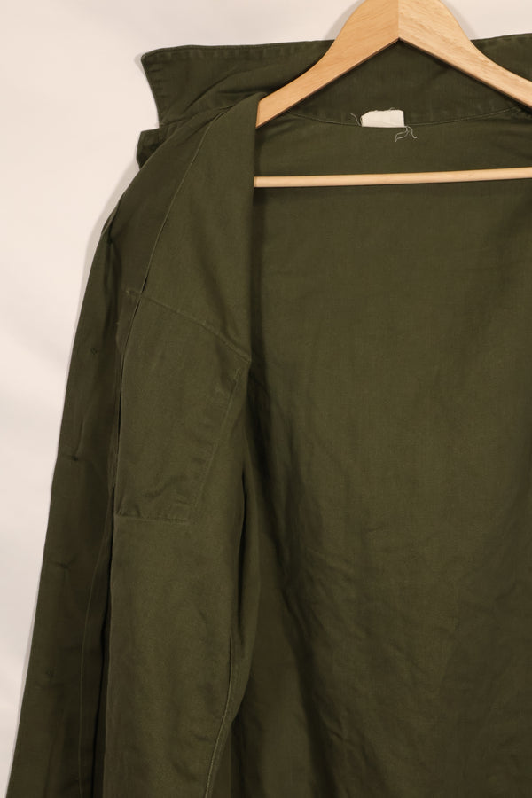 1967年契約　17 1/2 × 36 USMC　アメリカ海兵隊　OG-107 ユーティリティシャツ　中古品　大きめサイズ