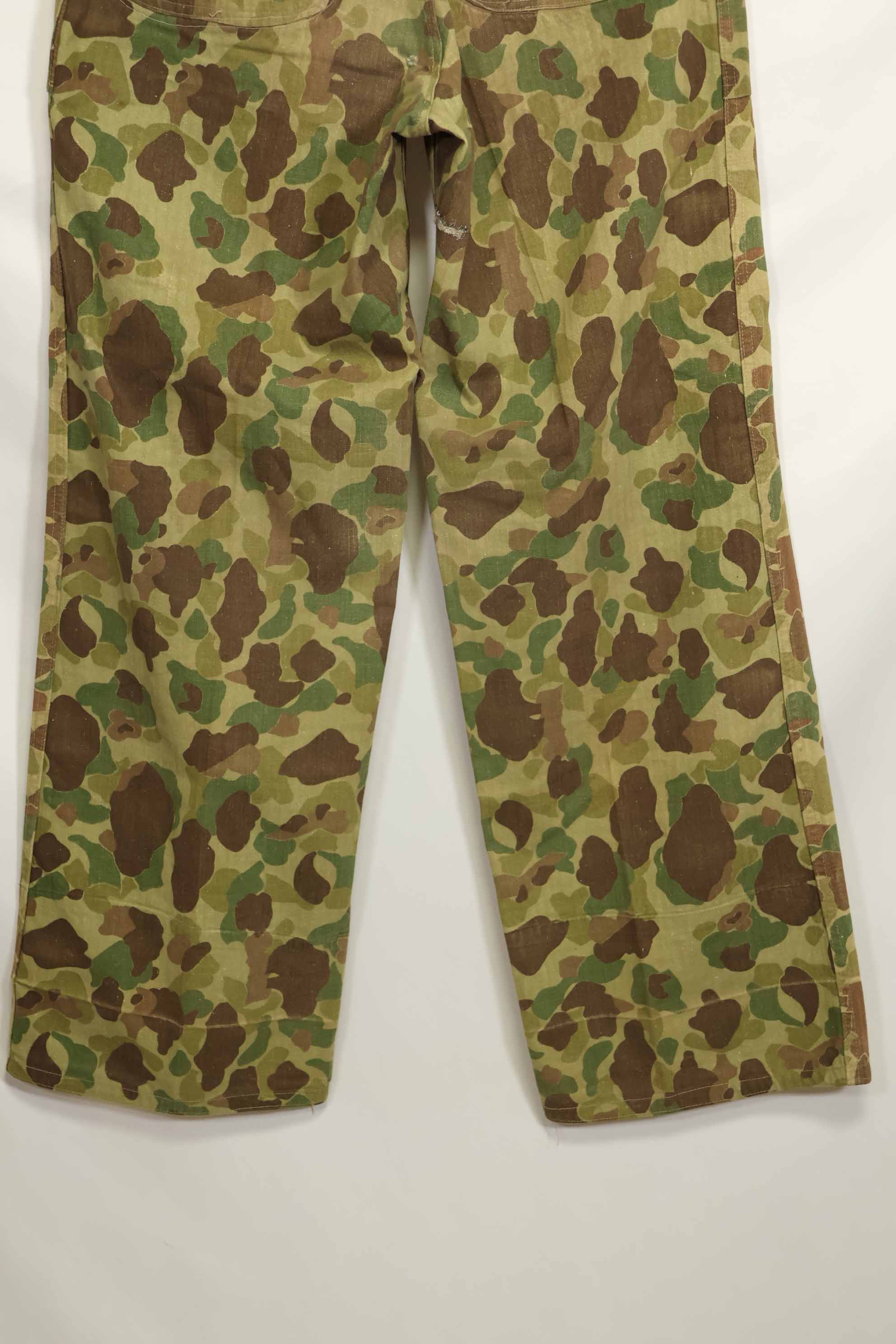 1940年代　アメリカ海兵隊　P-42　フロッグスキン迷彩パンツ ローカル改造あり　状態良い　中古品