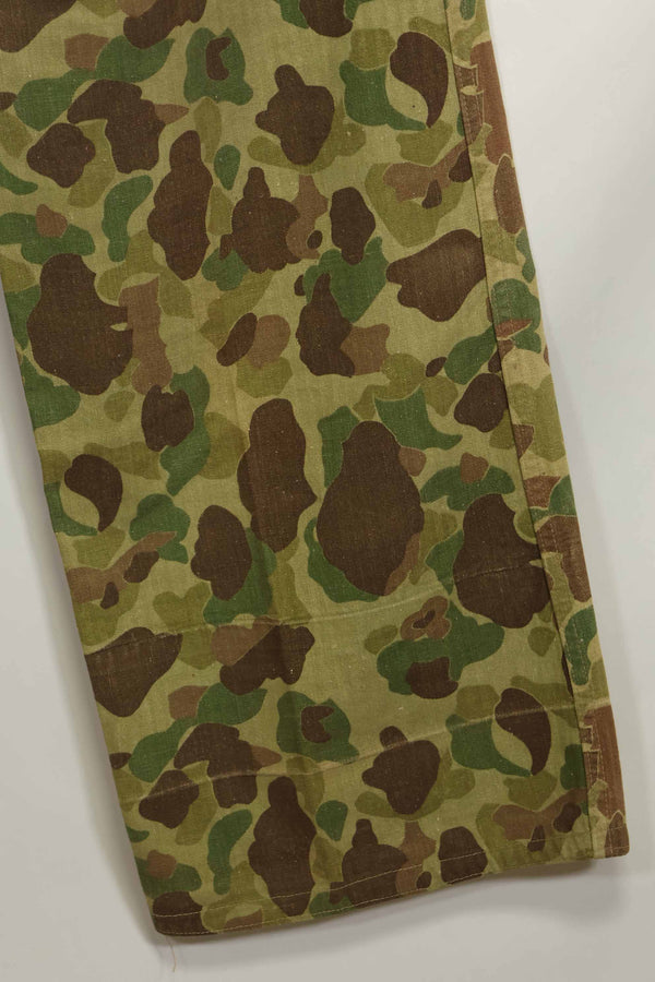 1940年代　アメリカ海兵隊　P-42　フロッグスキン迷彩パンツ ローカル改造あり　状態良い　中古品