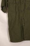 1967年契約　17 1/2 × 36 USMC　アメリカ海兵隊　半袖　OG-107 ユーティリティシャツ　中古品　大きめサイズ