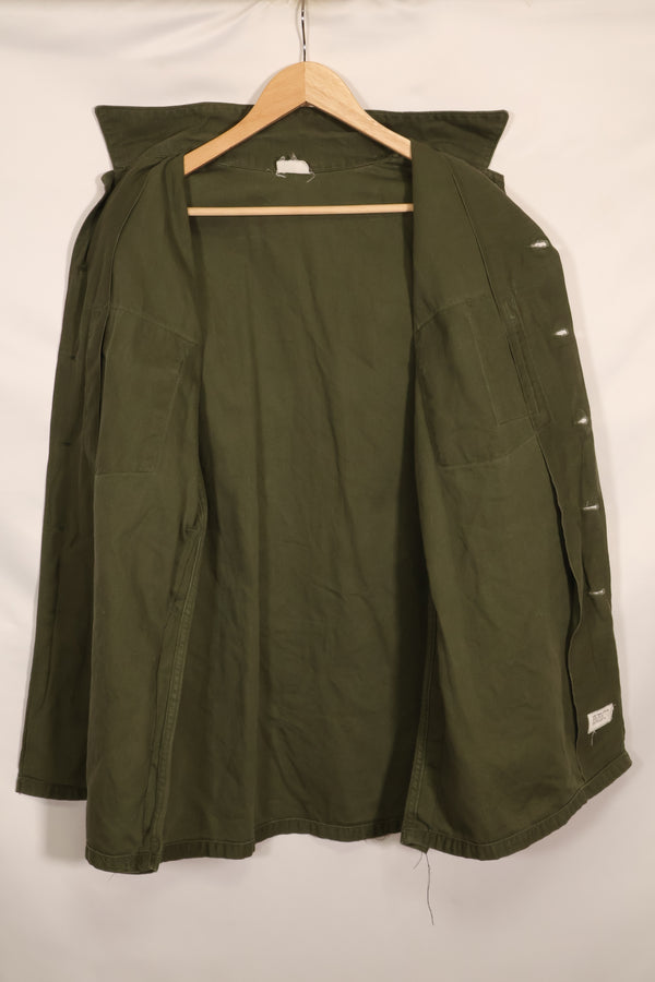 1967年契約　17 1/2 × 36 USMC　アメリカ海兵隊　半袖　OG-107 ユーティリティシャツ　中古品　大きめサイズ