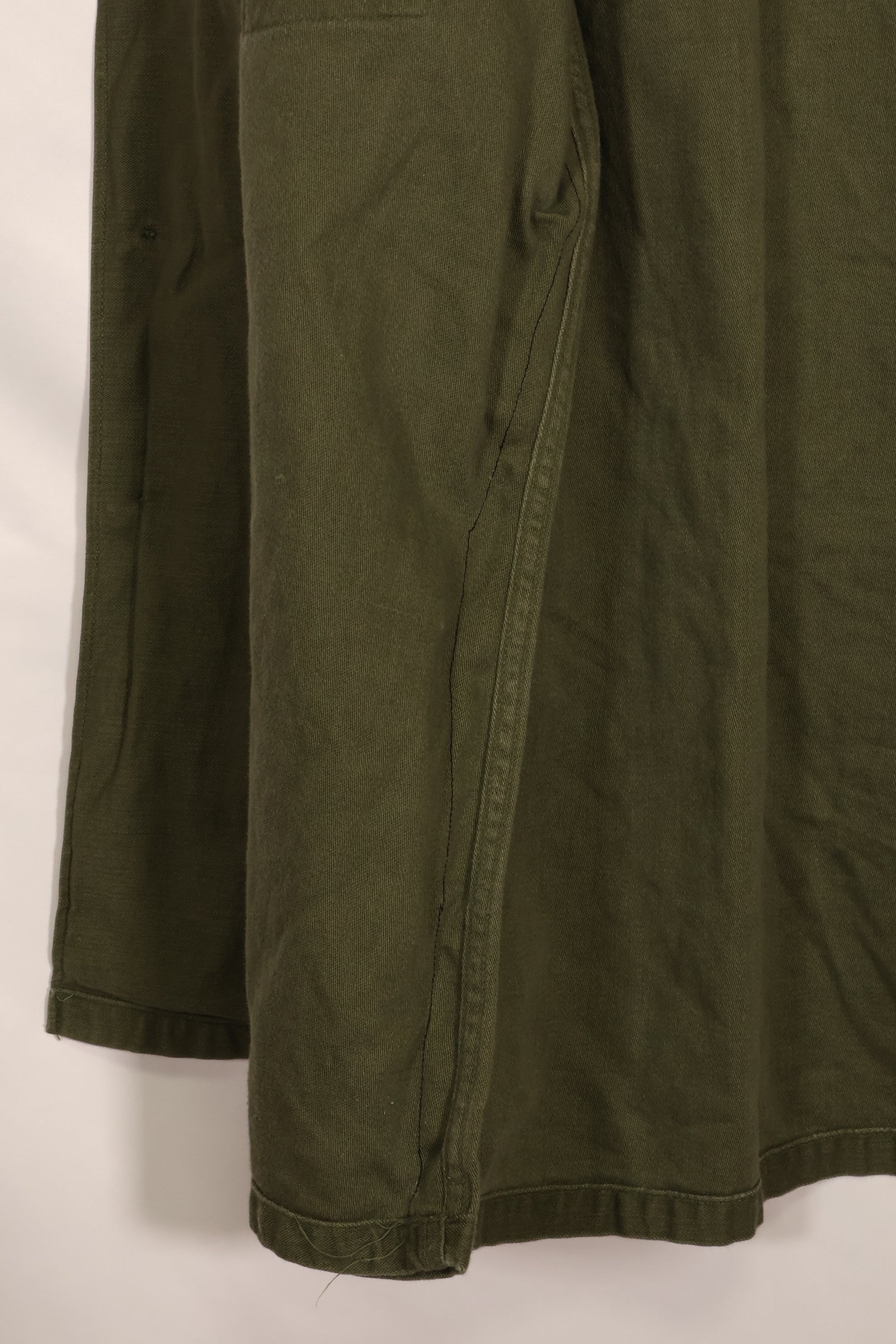 1967年契約　17 1/2 × 36 USMC　アメリカ海兵隊　半袖　OG-107 ユーティリティシャツ　中古品　大きめサイズ
