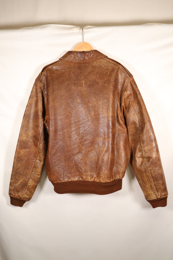 ทศวรรษ 1940 ขนาด 42 USAAF A-2 แจ็คเก็ตบิน Rough Wear Clothing Co. สินค้ามือสอง