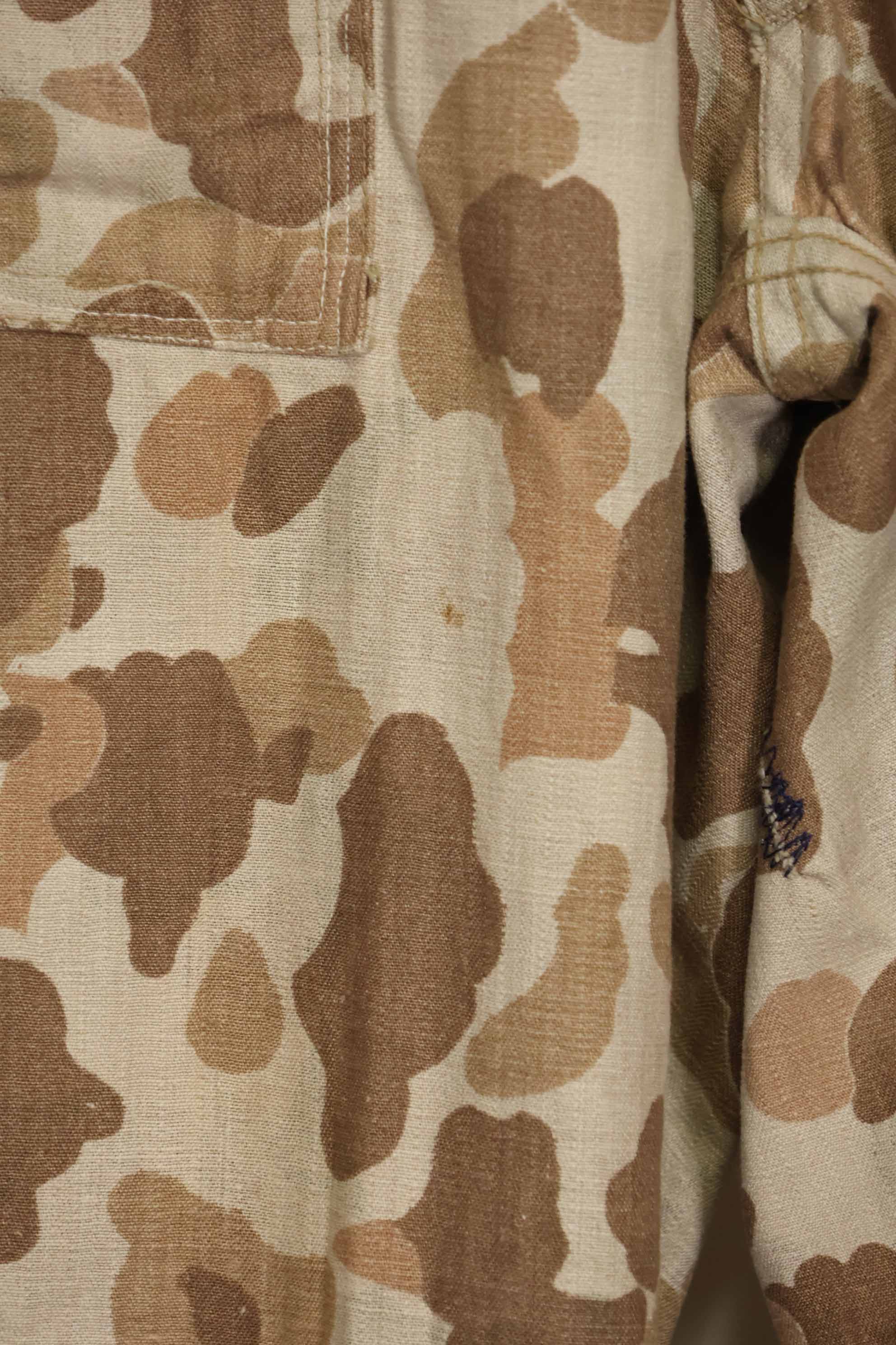 1940年代　アメリカ海兵隊　P-42　フロッグスキン迷彩パンツ ローカル改造あり　状態良い　中古品