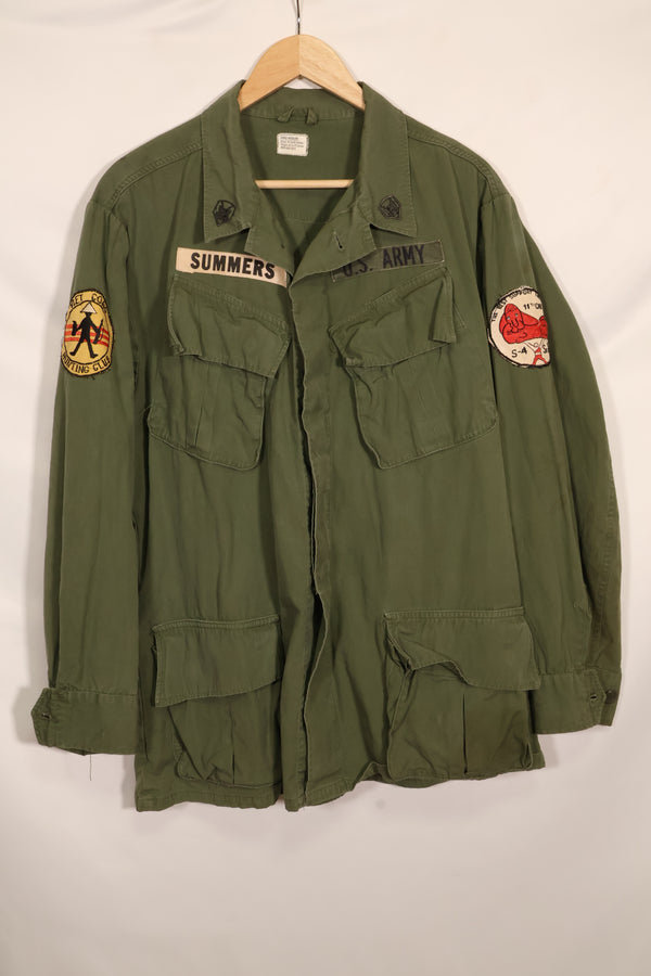 1967年契約　L-R　3rd Model ジャングルファティーグ　退役兵　ジャケット　中古品