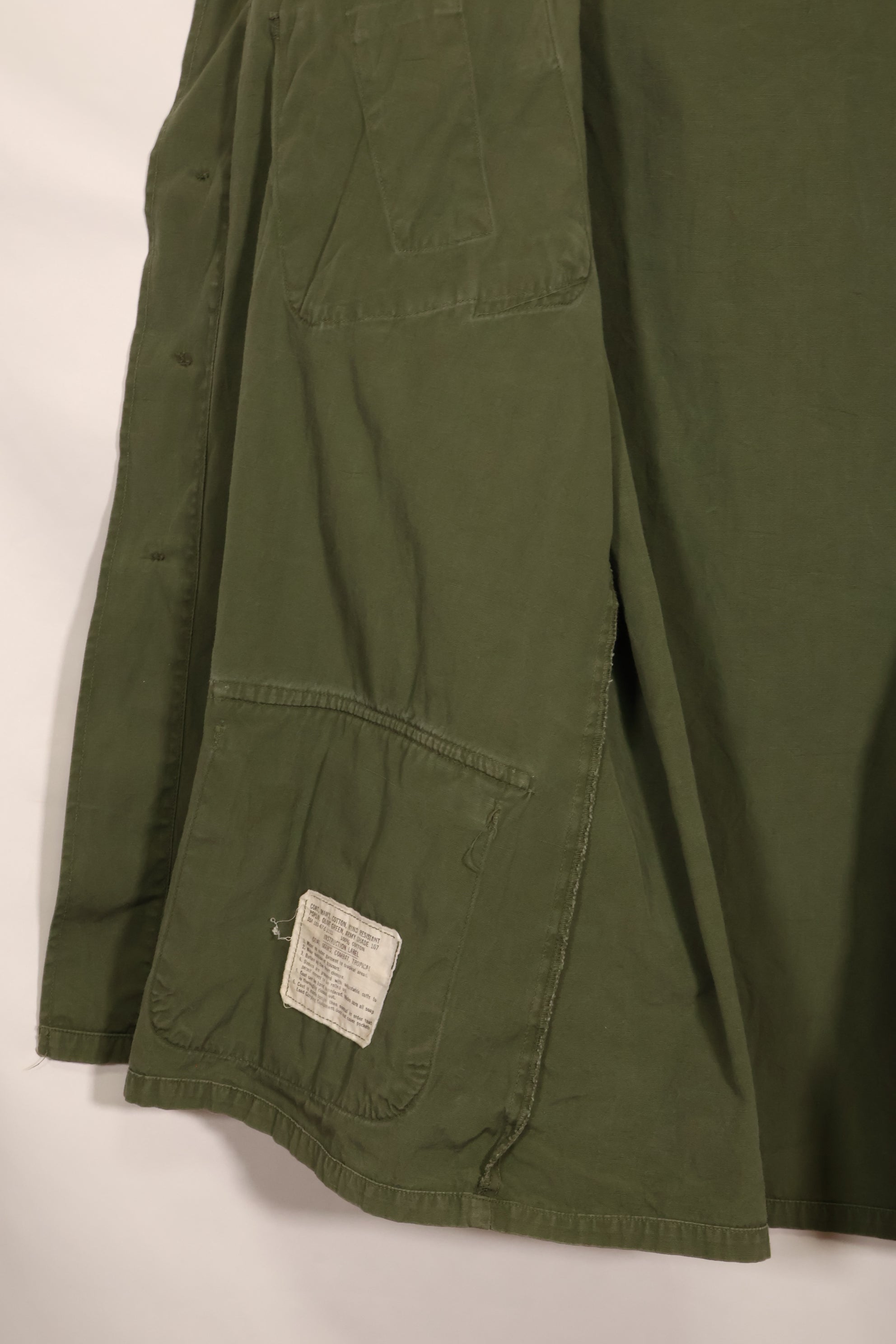 1967年契約　L-R　3rd Model ジャングルファティーグ　退役兵　ジャケット　中古品