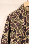 Early 1960s, A-M Equivalent, CIDG, Beogam Camouflage, Asian Cut, Shirt, Locally Made, Frog Skin Camouflage, Used