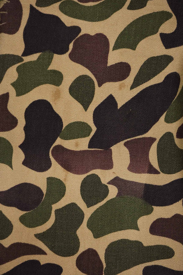 1960s CIDG Beogum camouflage pants, locally made, frogskin camouflage, used.