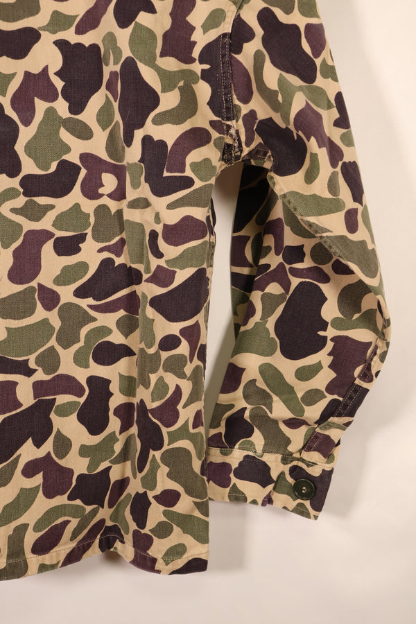 Early 1960s, A-M Equivalent, CIDG, Beogam Camouflage, Asian Cut, Shirt, Locally Made, Frog Skin Camouflage, Used