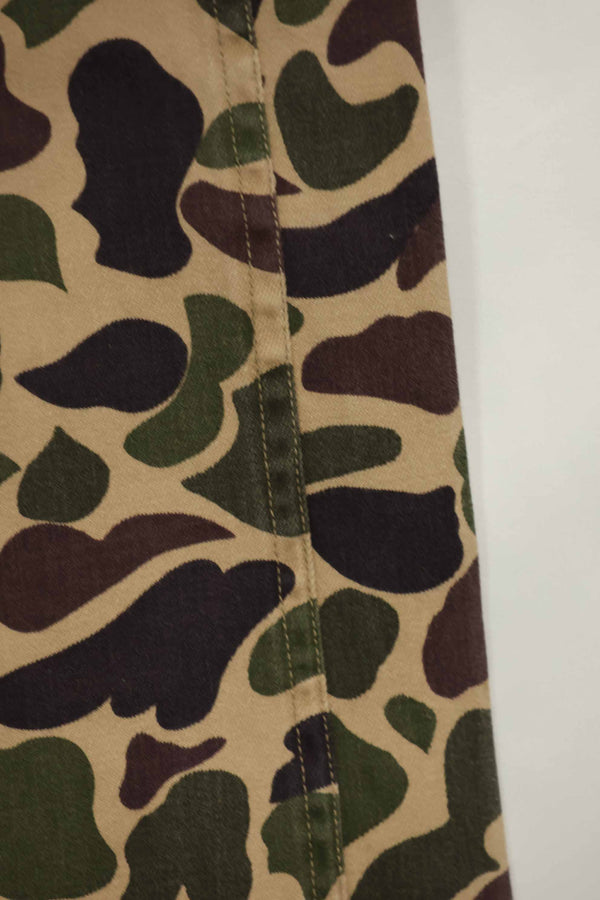 1960s CIDG Beogum camouflage pants, locally made, frogskin camouflage, used.