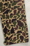 1960s CIDG Beogum camouflage pants, locally made, frogskin camouflage, used.