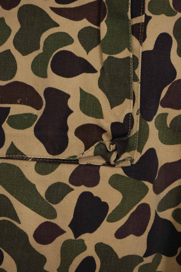 1960s CIDG Beogum camouflage pants, locally made, frogskin camouflage, used.