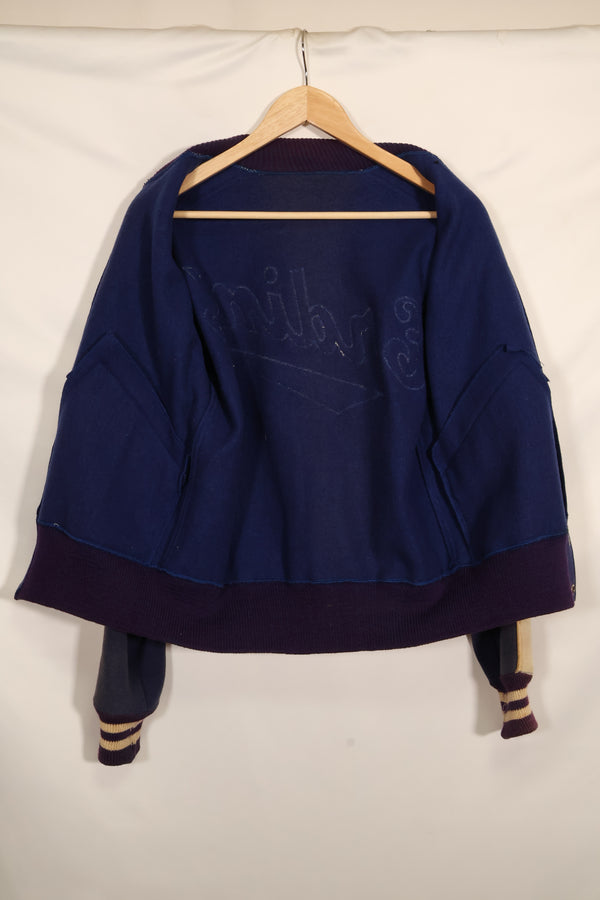 Estimated late 1940s-50s US Army pilot's personal stadium jacket, used, Erding Air Force Base.