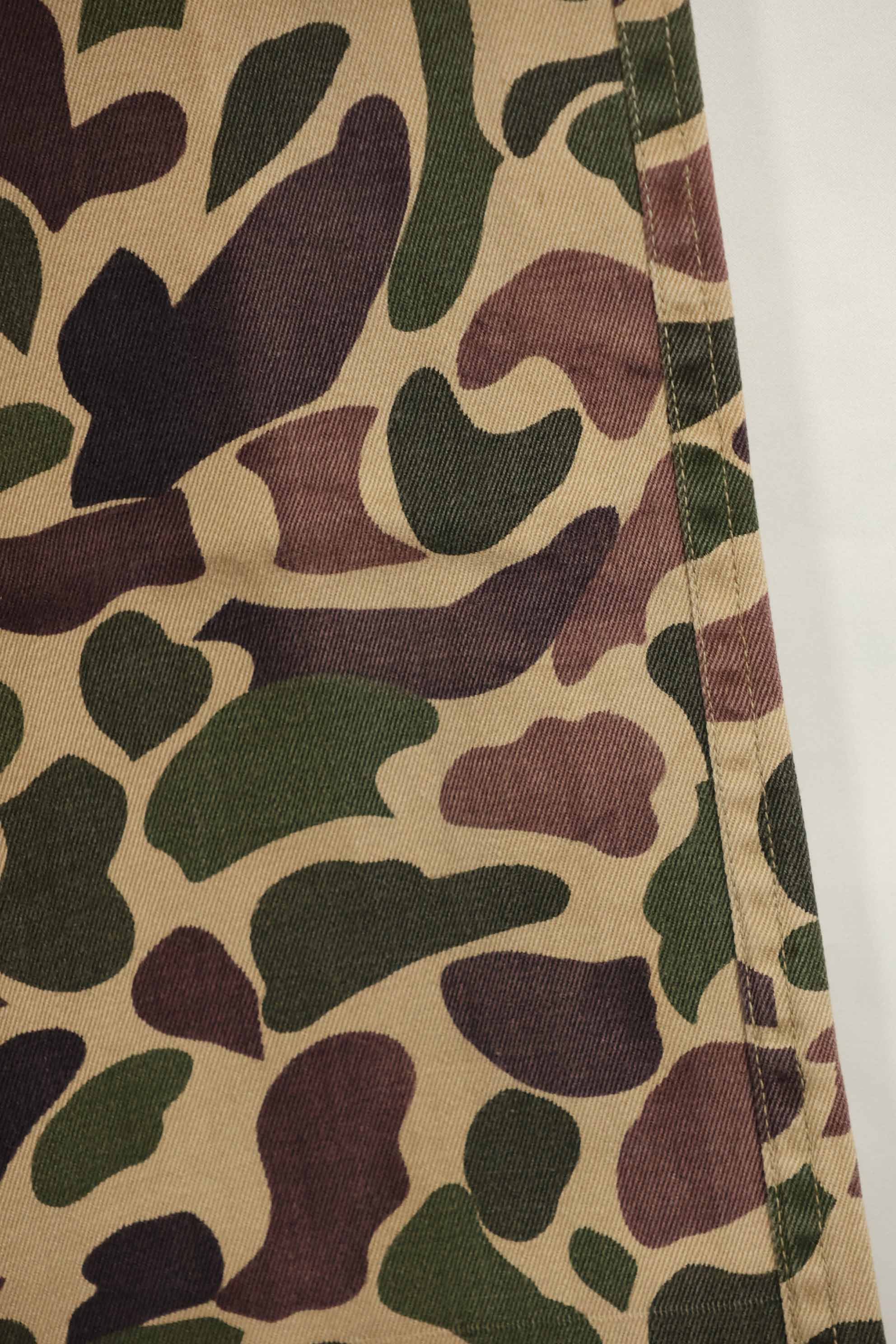 1960s CIDG Beogum camouflage pants, locally made, frogskin camouflage, used.
