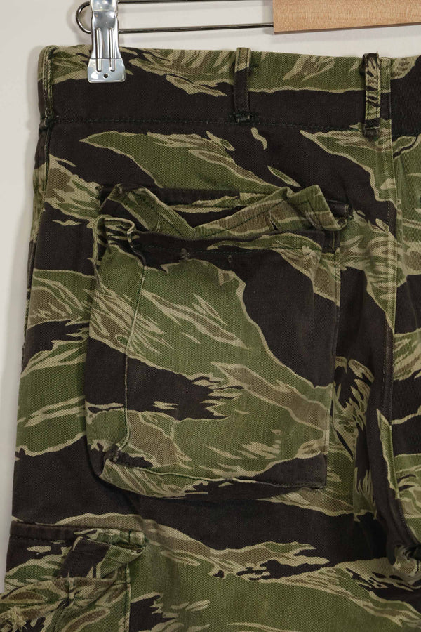 1960's Okinawa Tiger Tiger Stripe Pants US Cut Larger Pants Used